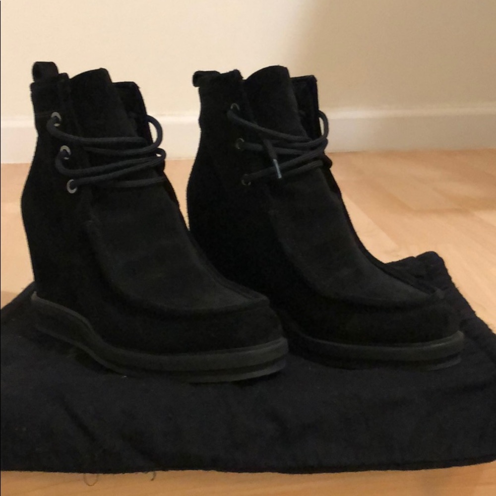 Italian Suede Ankle Boots by 8